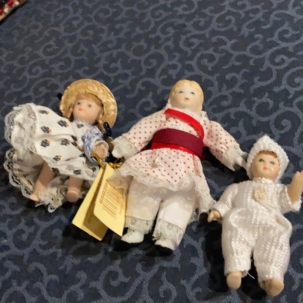 Three Antique Dolls
